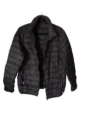 Packable Black Down Jacket MenS MediumLightweight Nylon & Down Warm Outerwear